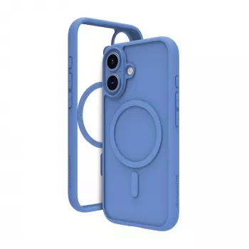 Capa dbramante1928 Grenen MagSafe iPhone 16 indigo monocromática