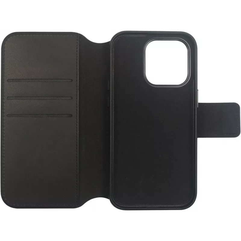Capa para telemóvel eSTUFF ES67160101 17 cm (6,7 polegadas) tipo carteira preta