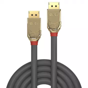 Cabo DisplayPort 1.4 Lindy 3 m, Gold Line