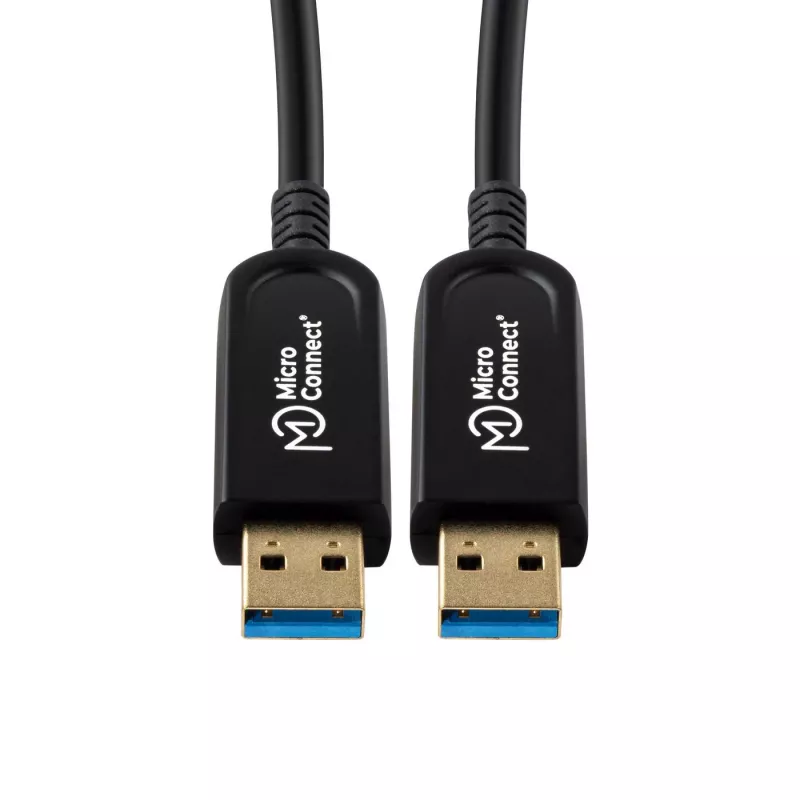 Cabo USB Microconnect USB3.0AA10BOP 10 m USB 3.2 Gen 1 preto