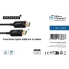Cabo USB Microconnect USB3.0AA10BOP 10 m USB 3.2 Gen 1 preto