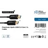 Cabo USB Microconnect USB3.0AA15BOP USB 3.2 Gen 1 (3.1 Gen 1) 15 m USB A preto