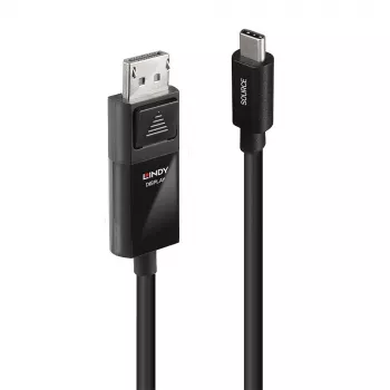 Cabo adaptador USB Type-C para DP 8K60 Lindy 1 m