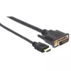 Adaptador de cabo de vídeo Techly ICOC-HDMI-D-045 5 m DVI-D preto