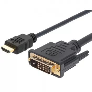 Cabo de vídeo Techly HDMI para DVI-D M/M 1,8 m ICOC HDMI-D-018