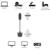 Cabo de vídeo Techly HDMI para DVI-D M/M 1,8 m ICOC HDMI-D-018