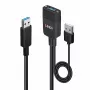 Cabo USB 3.2 Gen 2 Type-A híbrido Lindy 35 m preto ABS