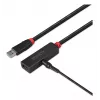 Extensão ativa USB 3.0 Lindy 8 m fina