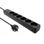 Extensão elétrica Microconnect MC-GRU0603DKB 3 m 6 tomadas AC para interior preto