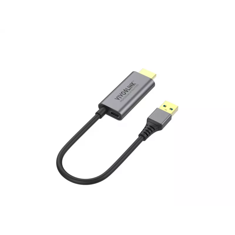 Adaptador VivoLink HDMI e USB-A para USB-C PROADHDMI resolução 4K compatível