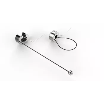 Cabo de segurança Vivolink PROADRING-S-WIRE preto aço chave sextavada 20 g