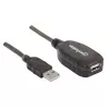 Cabo de extensão USB-A para USB-A Manhattan 150958