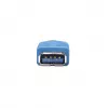 Cabo de extensão USB-A para USB-A Manhattan 2 m ficha macho para conector fêmea azul