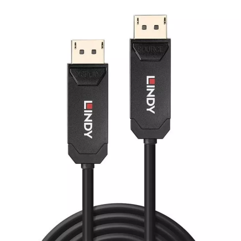 Cabo Lindy 15m fibra ótica híbrido DP-2.0-UHBR10