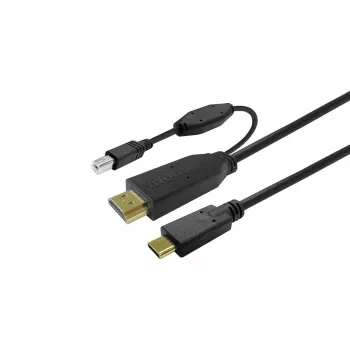 Cabo USB Vivolink PROUSBCHDMIUSBB5 USB 3.2 Gen 1 (3.1 Gen 1) 5 m USB C preto