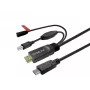 Cabo USB Vivolink PROUSBCHDMIUSBB5-CHARGE 5 m carregamento rápido