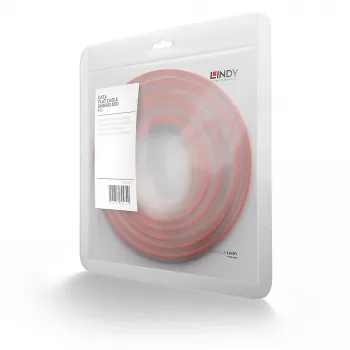 Cabo de rede Lindy 47513 vermelho 3 m Cat6 U/UTP (UTP)