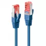 Cabo de rede Lindy RJ-45/RJ-45 Cat6 0,3 m azul S/FTP (S-STP)