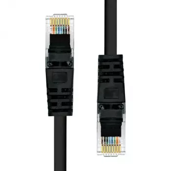 Cabo de rede ProXtend CAT5e U/UTP CCA PVC preto 7M RJ-45 macho/macho