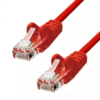 Cabo de rede ProXtend CAT5e U/UTP CCA PVC vermelho 3M RJ-45 macho/macho
