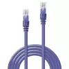 Cabo de rede Lindy 0,3 m RJ-45 Cat6 U/UTP violeta