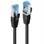 Cabo de rede Lindy 47175 preto 0,3 m Cat6a S/FTP (S-STP)