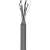 Cabo de rede Goobay CAT 6 U/UTP cinzento 100m