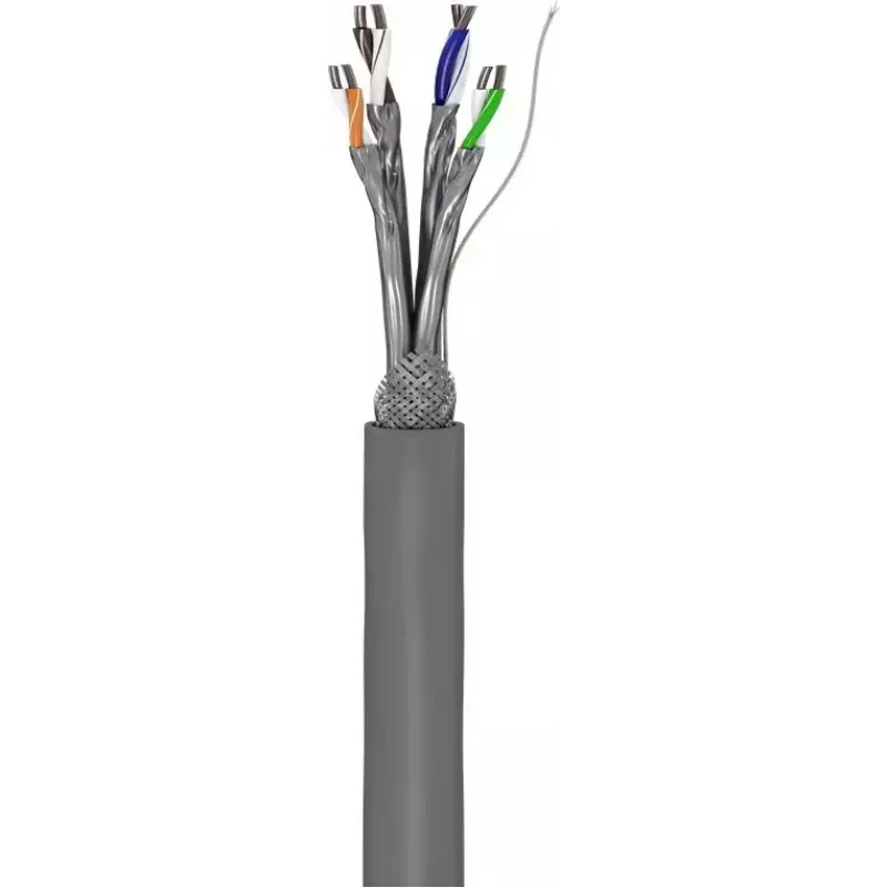 Cabo de rede Goobay CAT 6 U/UTP cinzento 100m
