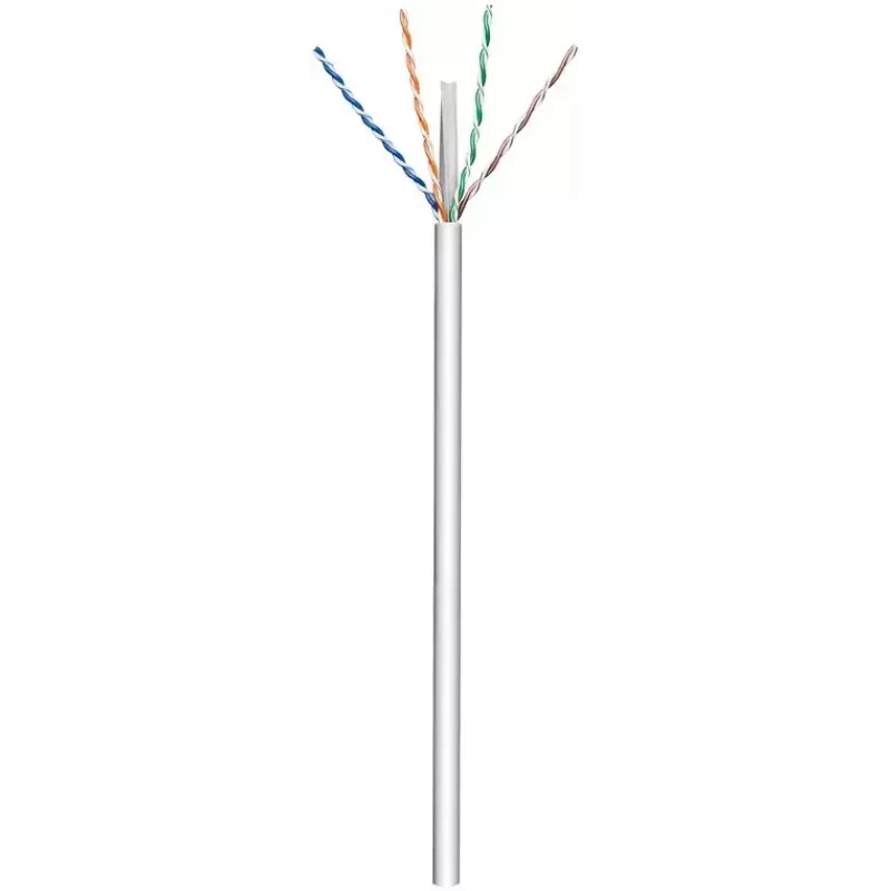 Cabo de rede Goobay CAT 6 U/UTP cinzento 100m