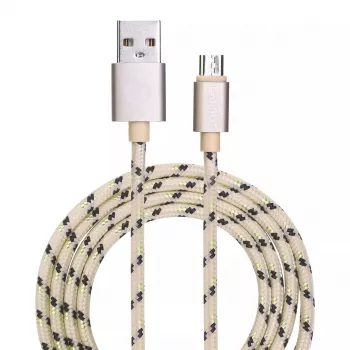 Cabo USB Garbot C-05-10194 1m USB A Micro-USB B dourado