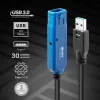 Extensão ativa USB 3.0 Pro Lindy 30m USB A para USB A 5 Gbit/s