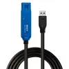 Extensão ativa USB 3.0 Pro Lindy 30m USB A para USB A 5 Gbit/s
