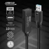 Extensão ativa USB 3.0 Lindy 10m Type A para C