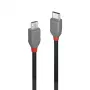 Cabo USB 2.0 Type-C para Micro-B Lindy 0,5 m, Anthra Line