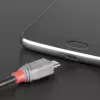 Cabo USB 2.0 Type-C para Micro-B Lindy 0,5 m, Anthra Line