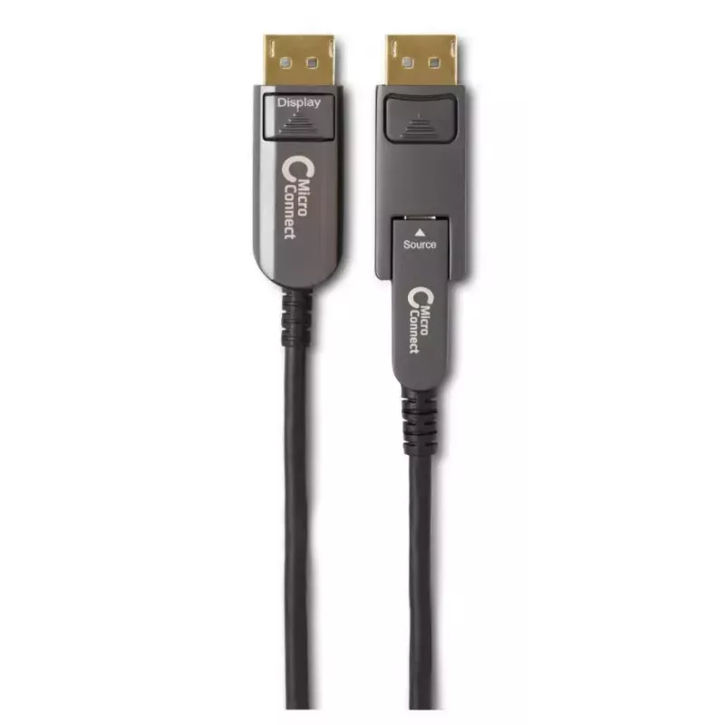 Cabo DisplayPort Microconnect DP-MMG-5000MBV1.4OP 50 m preto