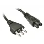 Lindy 2 m, CEI23-16-VII - IEC 320 C5 preto conector fêmea C5