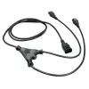 Cabo divisor IEC Lindy 2 m IEC C14 para 2 x IEC C13