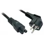 Lindy 5 m, CEE 7/7 - IEC 320 C5 preto conector fêmea CEE7/7 C5