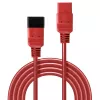 Cabo de extensão Lindy 3 m IEC C19 para C20, vermelho