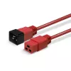 Cabo de extensão Lindy 3 m IEC C19 para C20, vermelho