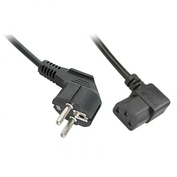 Cabo de alimentação Lindy 30309 preto 5 m CEE7/7 IEC 320