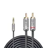 Cabo de áudio 3,5 mm para RCA Lindy 1 m, Cromo Line