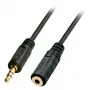Cabo de extensão de áudio 3,5 mm Premium Lindy 5 m