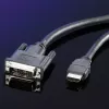 Cabo DVI ROLINE DVI (18+1) M - HDMI M 2 m