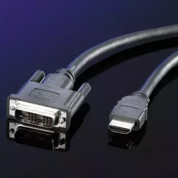 Cabo DVI ROLINE DVI (18+1) M - HDMI M 2 m