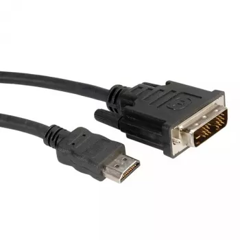 Cabo DVI ROLINE DVI (18+1) M - HDMI M 2 m