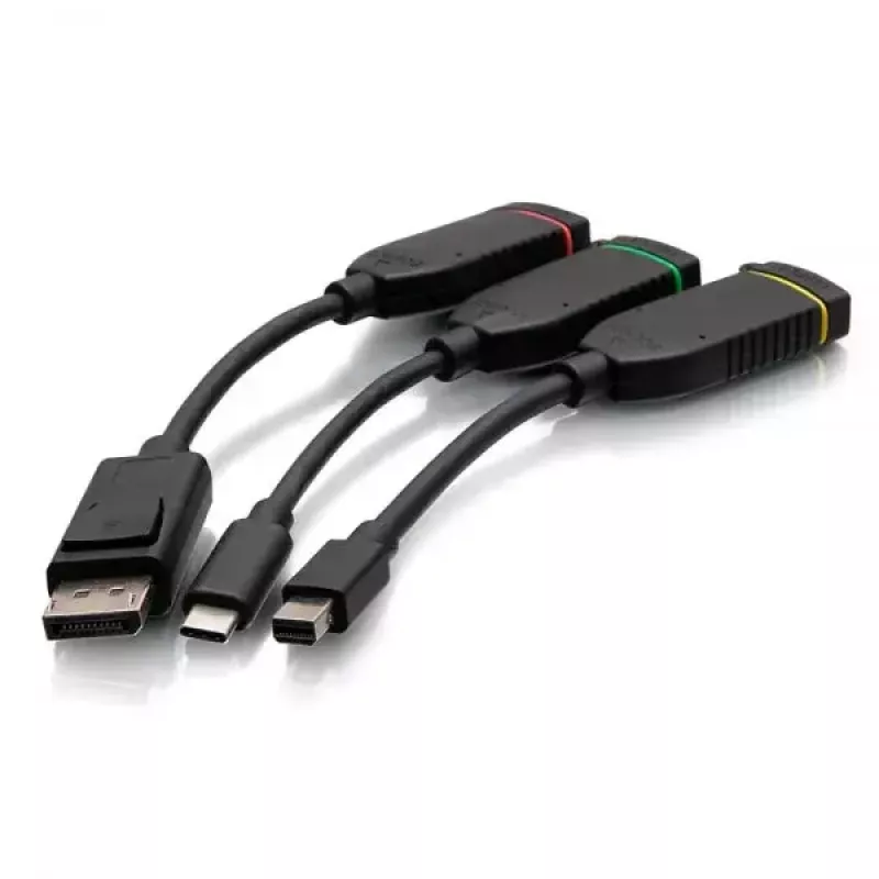 Anel adaptador universal C2G 4K HDMI Dongle Mini DisplayPort DisplayPort USB-C