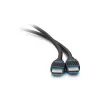 Cabo HDMI High Speed ultra flexível C2G 0,9 m Performance Series 4K 60Hz para instalação em parede