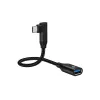 Adaptador OTG Conceptronic ABBY19B USB 3.2 Gen 2 90° angular para USB-A